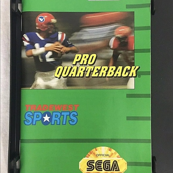 Pro Quarterback Sega Genesis 1992 Football Video Game TESTED COMPLETE CIB - Picture 6 of 15